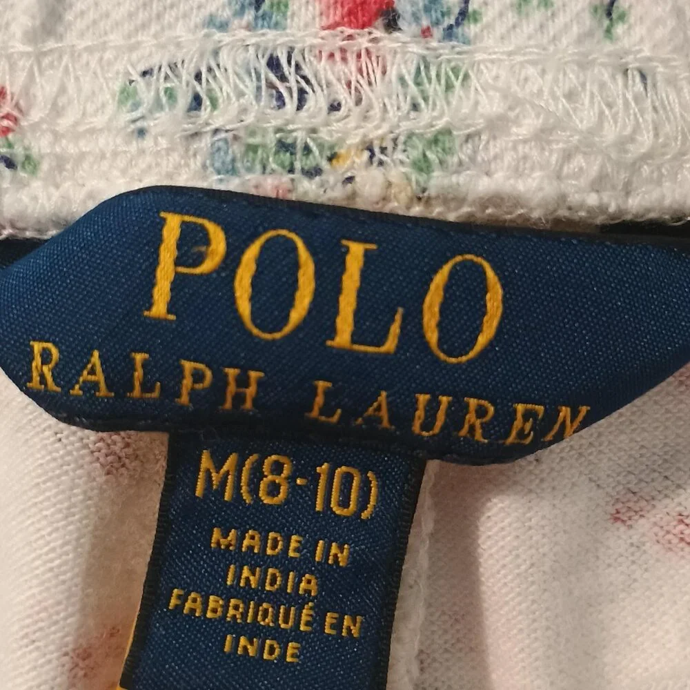 Polo Ralph Lauren/Shorts/Girls/M 8-10/Floral/Smocked Waist